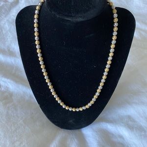 14k white and yellow gold necklace
